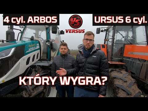 Embedded thumbnail for Silnik 6 cyl vs 4 Siła uciągu Ursus 1634 vs ARBOS ? Orka| Traktor | Moc | Nowy nabytek