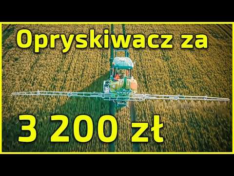 Embedded thumbnail for 3 200 zł za nowy Polski opryskiwacz polowy zawieszany 400 l, 12 m. Rama ocynk, 2 lata gwar.