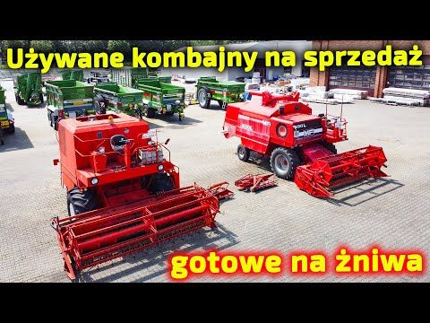 Embedded thumbnail for Kombajny na sprzedaż - Bizon Z056 od 1 właściciela i MF 530L [Korbanek]