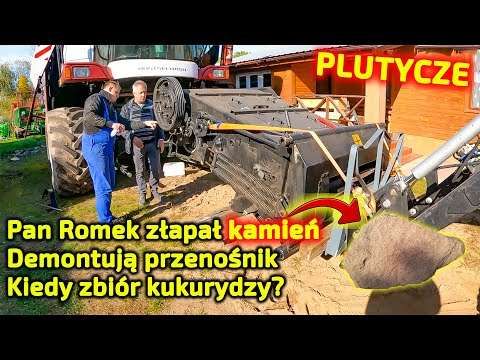 Embedded thumbnail for Pan Romek z Plutycz Rolnik z Podlasia złapał kamień Kombajn Rostselmash Vector 425 od Korbanek